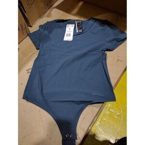 Adidas Women T-Shirt Bodysuit 720 Seamless Archtic Night Size: S